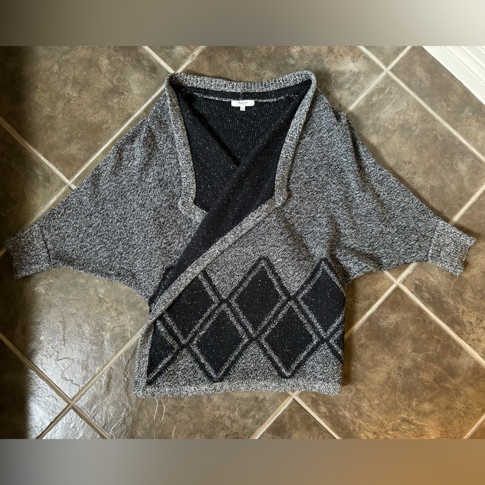 Madewell Geometric Sweater Wrap